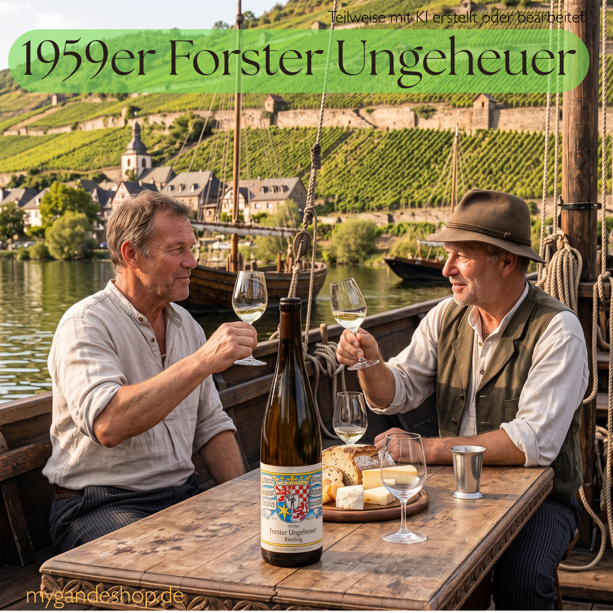 1959 Forster Ungeheuer Riesling Weingut Dr. Bassermann-Jordan Pfalz Deutschland