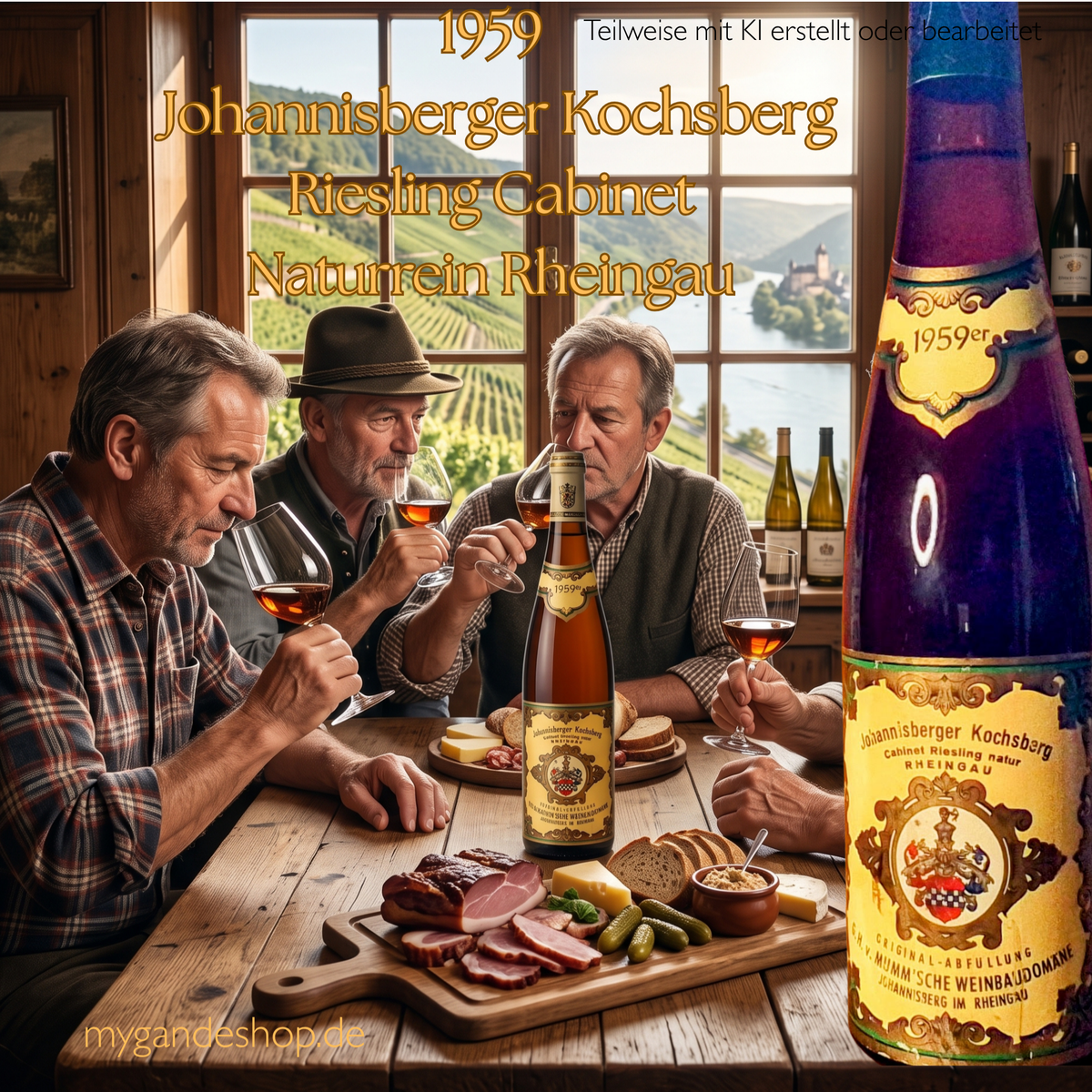 1959 Johannisberger Kochsberg Riesling Cabinet Naturrein Rheingau