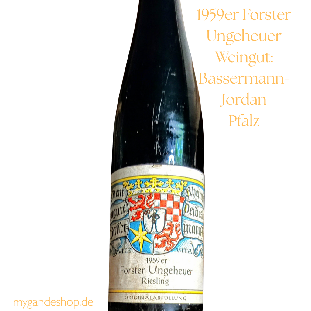 1959 Forster Ungeheuer Riesling Weingut Dr. Bassermann-Jordan Pfalz Deutschland