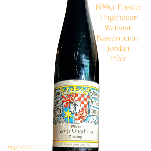 1959 Forster Ungeheuer Riesling Weingut Dr. Bassermann-Jordan Pfalz Deutschland