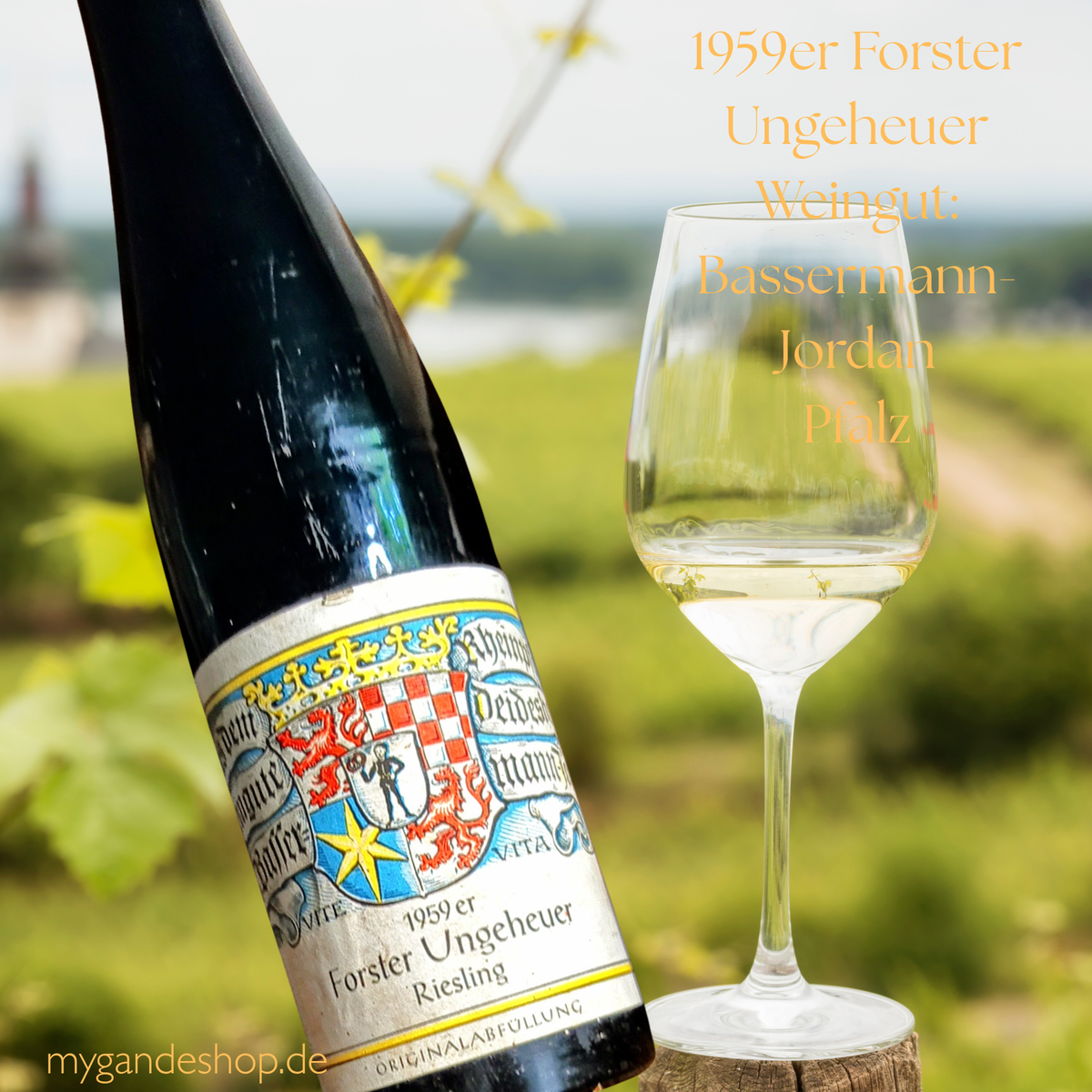 1959 Forster Ungeheuer Riesling Weingut Dr. Bassermann-Jordan Pfalz Deutschland
