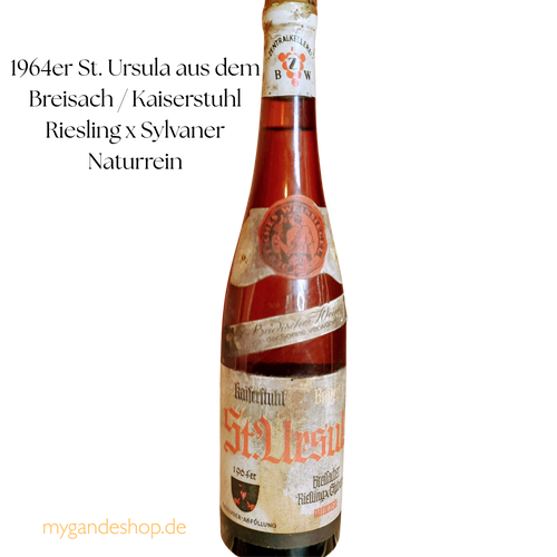 1964er St. Ursula aus dem Breisach / Kaiserstuhl Riesling x Sylvaner Naturrein