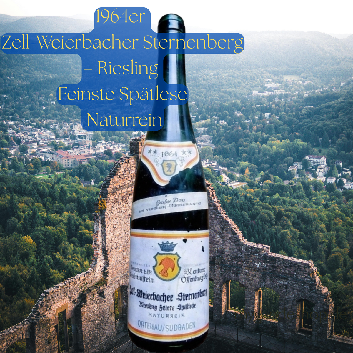 1964er Zell-Weierbacher Sternenberg – Riesling Feinste Spätlese Naturrein (Ortenau/Baden)