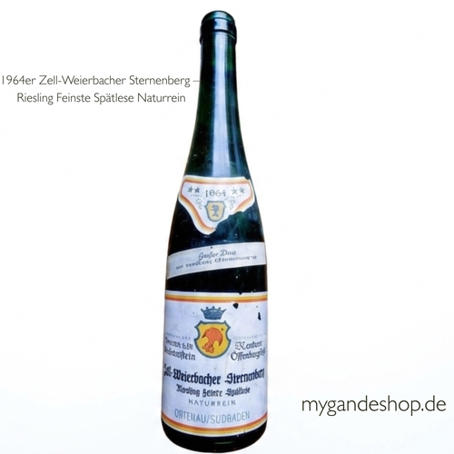 1964er Zell-Weierbacher Sternenberg – Riesling Feinste Spätlese Naturrein (Ortenau/Baden)