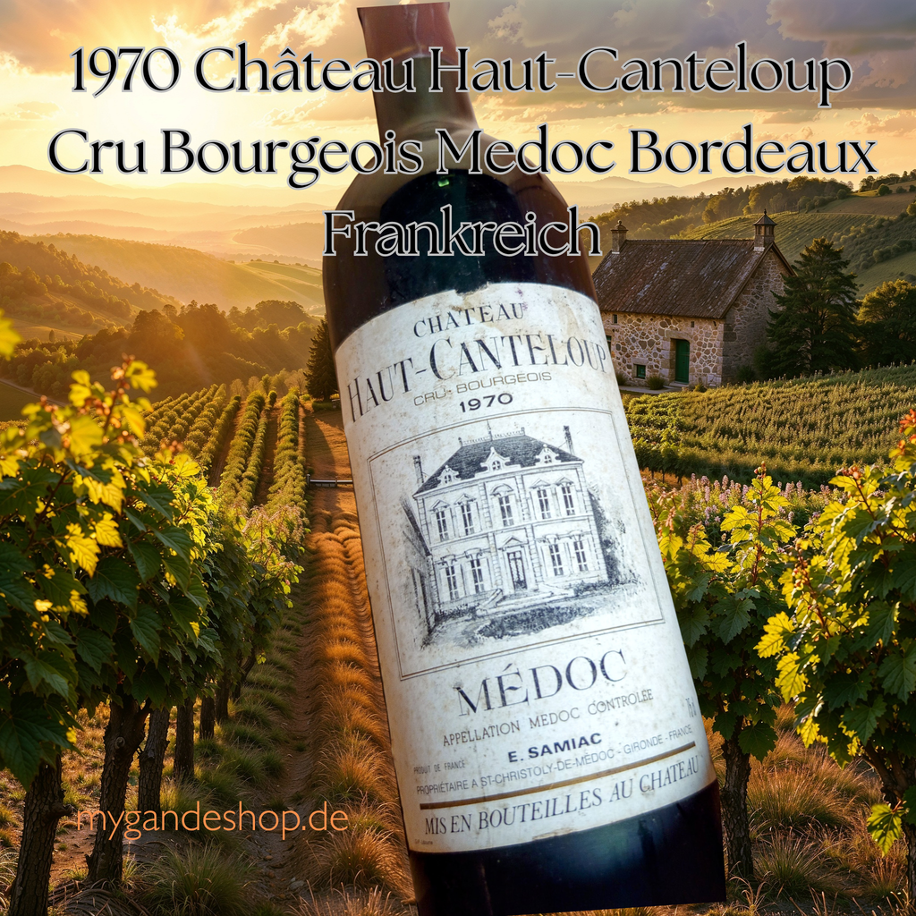 1970 Château Haut-Canteloup Cru Bourgeois Medoc Bordeaux Frankreich