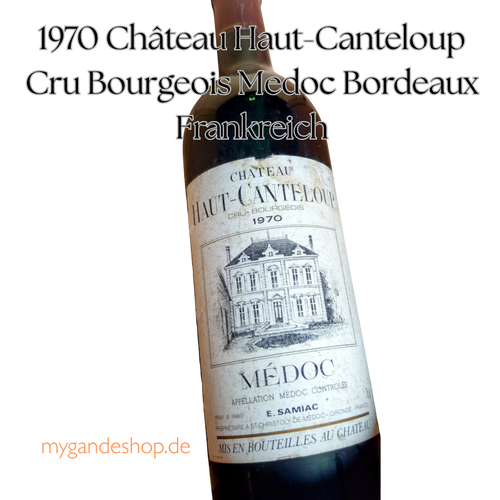 1970 Château Haut-Canteloup Cru Bourgeois Medoc Bordeaux Frankreich