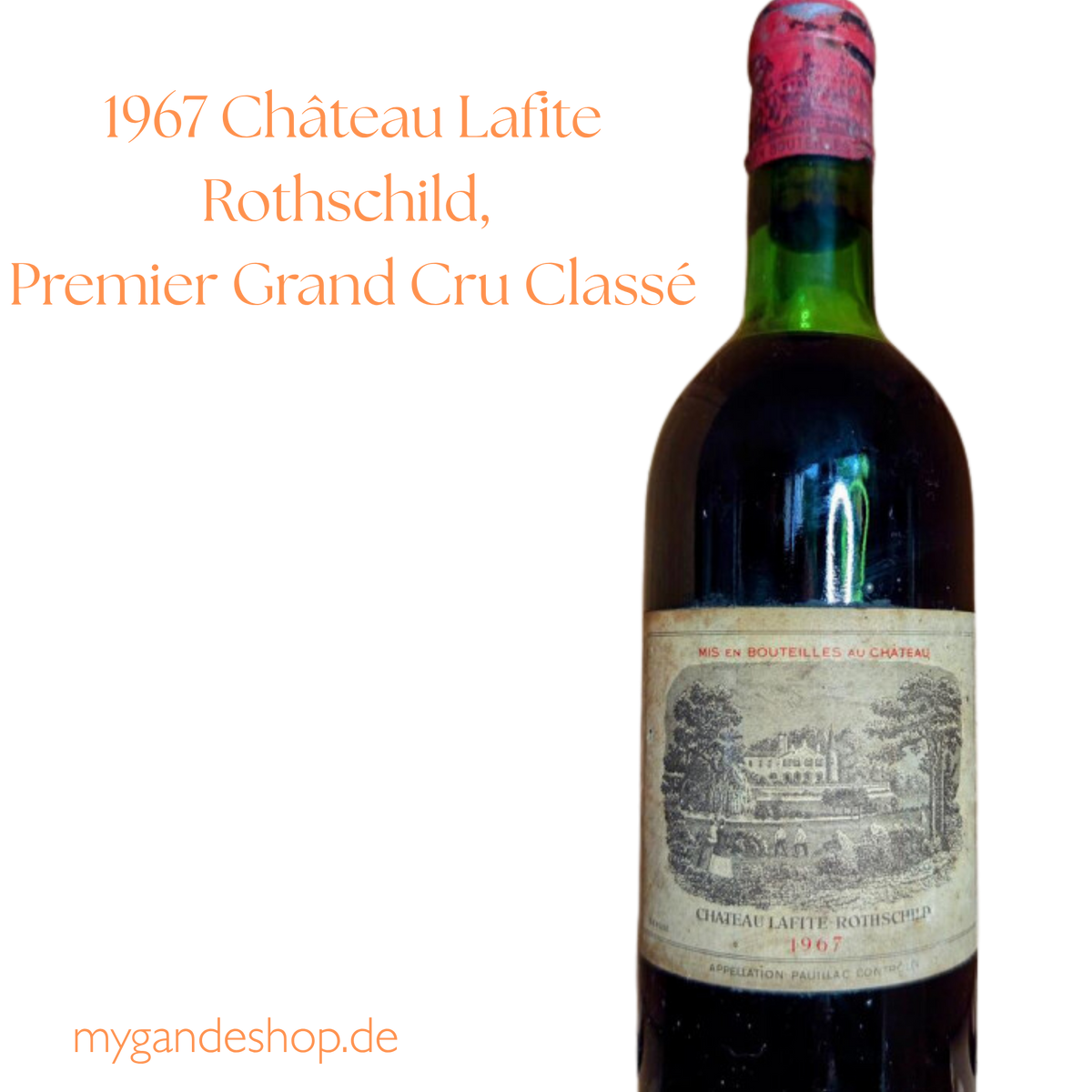 1967 Château Lafite Rothschild, Premier Grand Cru Classé, Pauillac, Frankreich