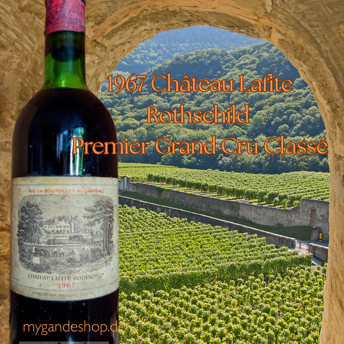 1967 Château Lafite Rothschild, Premier Grand Cru Classé, Pauillac, Frankreich