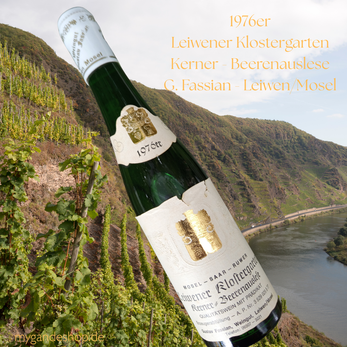1976 Leiwener Klostergarten Kerner Beerenauslese Mosel-Saar-Ruwer 0,375 ltr.