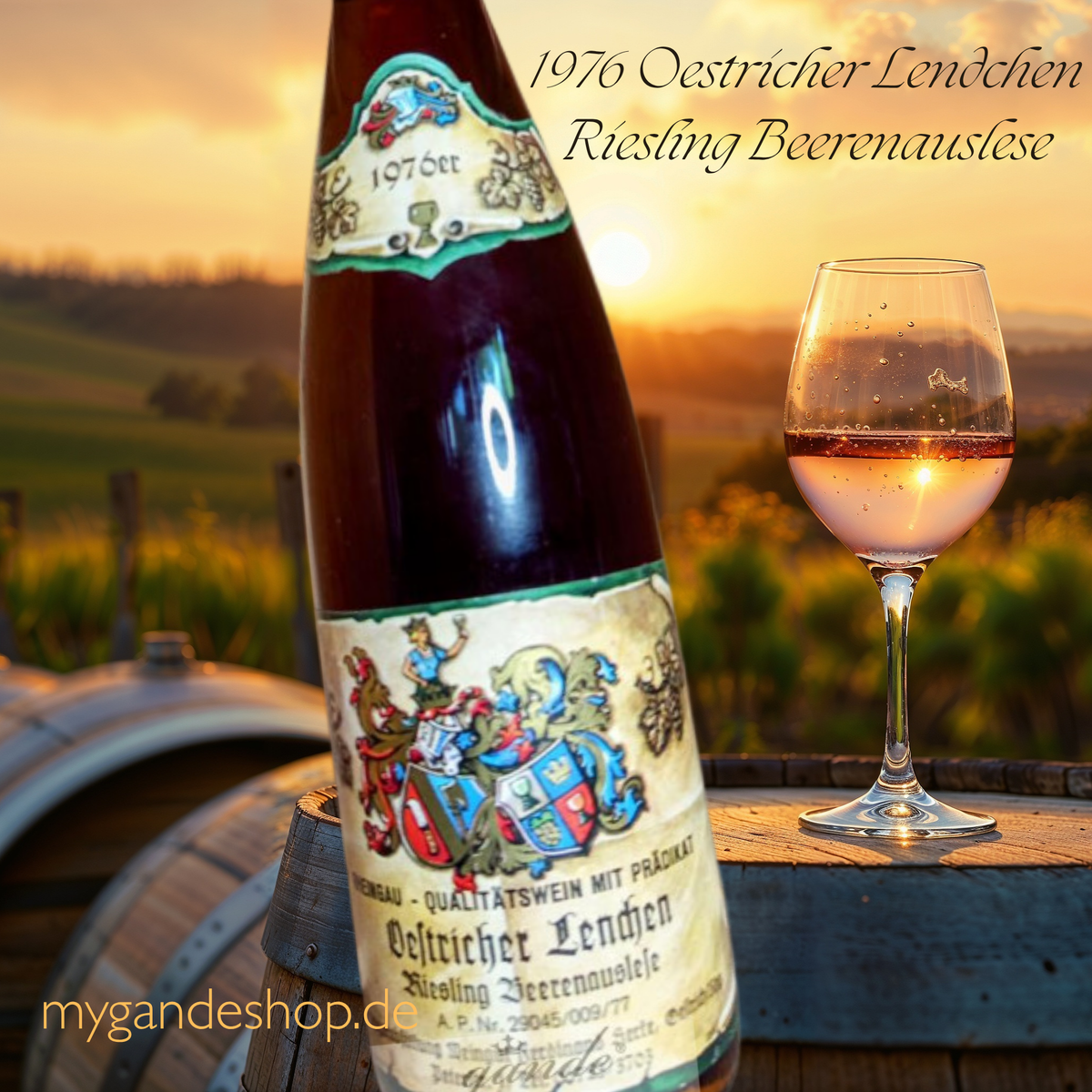 1976 Oestricher Lendchen Riesling Beerenauslese Wgt. Ferdinand Herke Rheingau