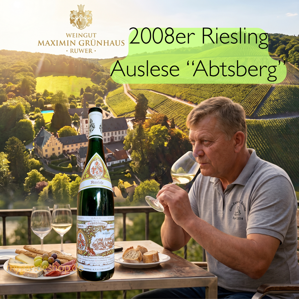 2008 Maximin Grünhäuser Abtsberg Riesling Auslese Ruwer