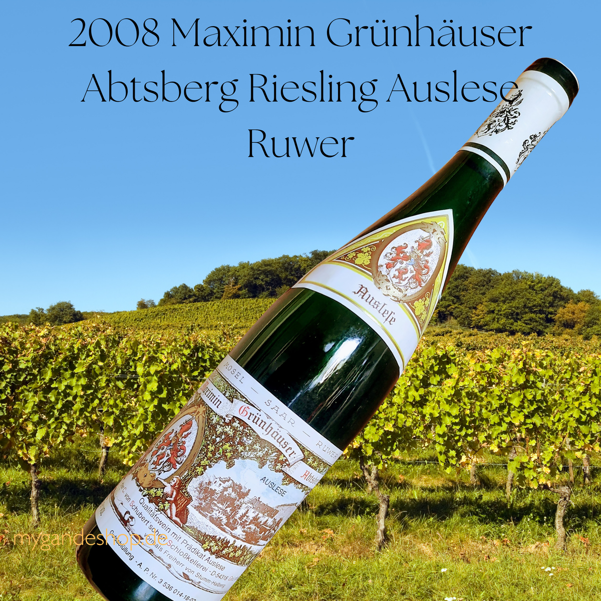 2008 Maximin Grünhäuser Abtsberg Riesling Auslese Ruwer