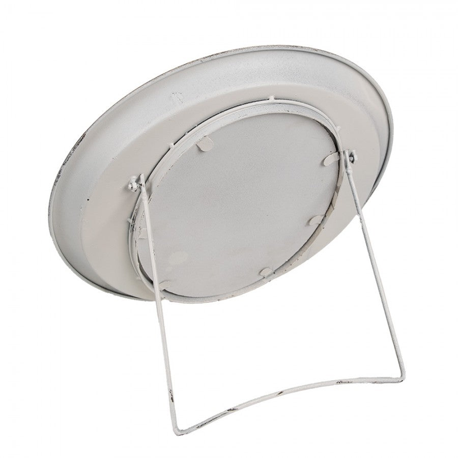 Clayre & Eef Runder Vintage-Fotorahmen 18x24 cm (2F1099)