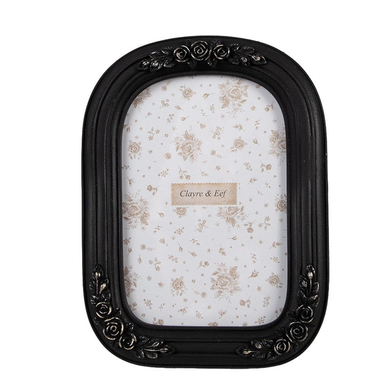 Dekorativer Landhaus-Bilderrahmen 13x18 cm Oval | Clayre & Eef 2F1160