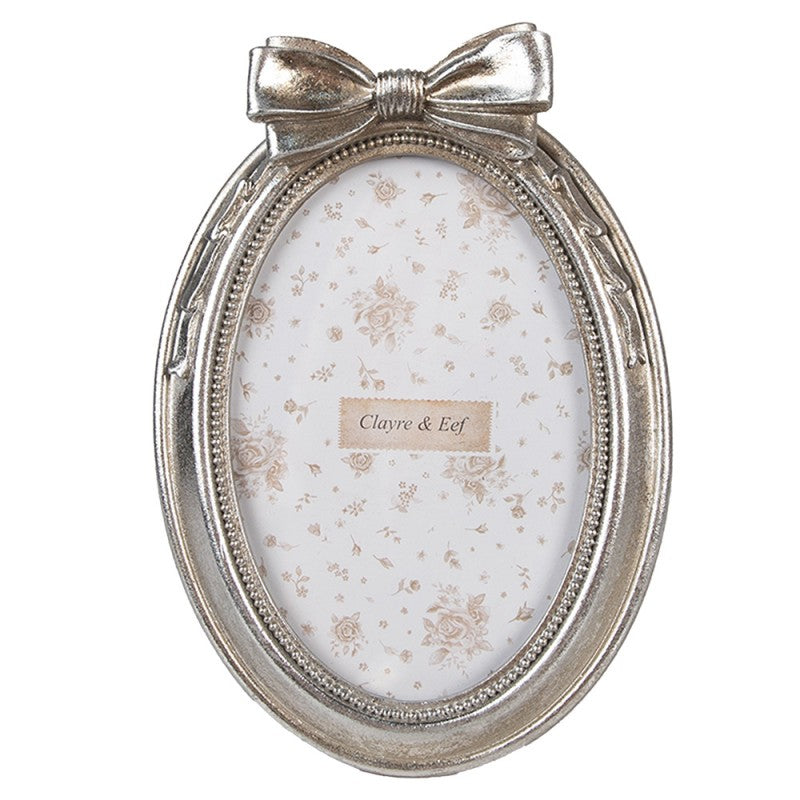 Clayre & Eef Fotorahmen Landhausstil oval 10x15 cm - 2F1177