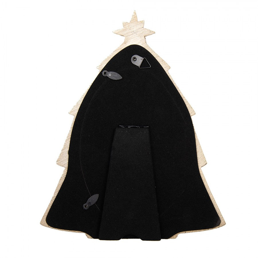 Clayre & Eef Fotorahmen Landhausstil Weihnachtsbaum 10x15 cm - 2F1277