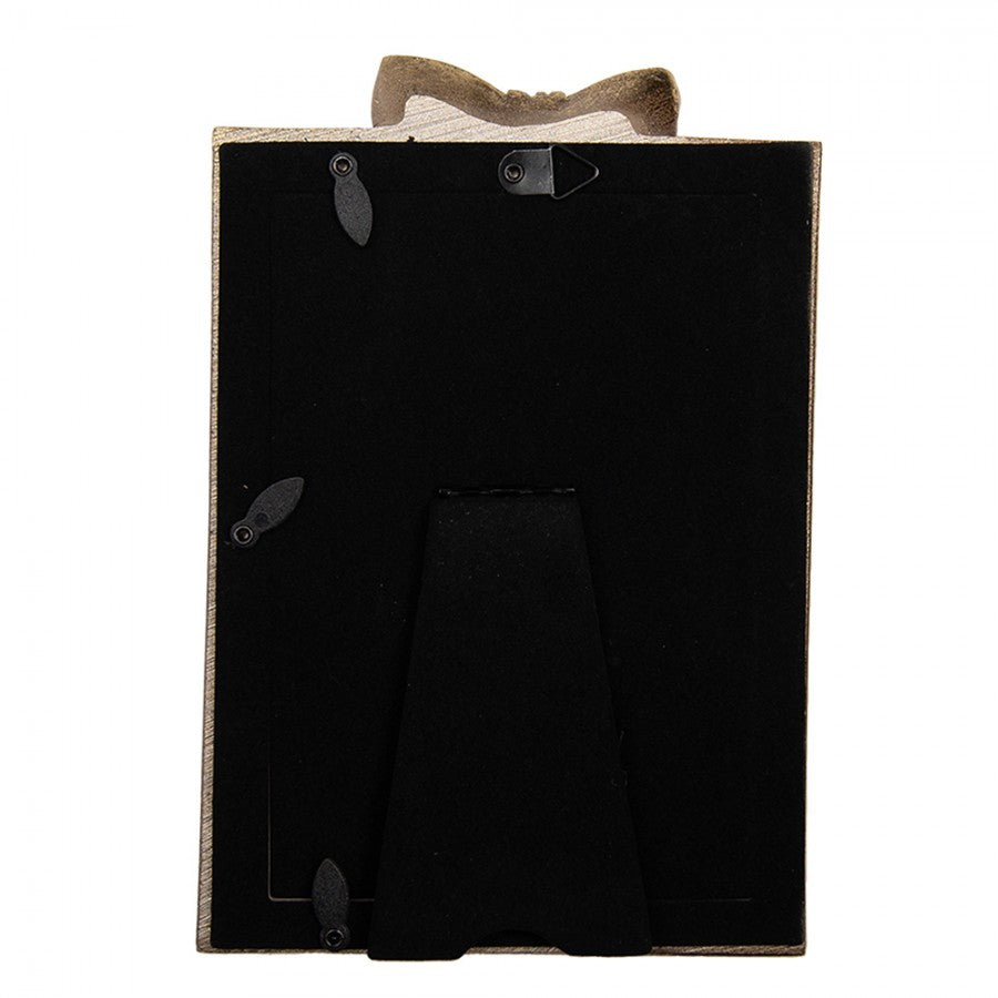 Clayre & Eef Vintage Schleife Fotorahmen 10x15 cm (2F1280)