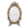 Clayre & Eef Fotorahmen verspielt romantisch Oval 10x15 cm - 2F1283