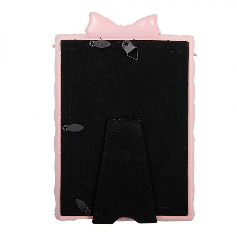Clayre & Eef verspielte mit Schleife Fotorahmen 10x15 cm (2F1286)