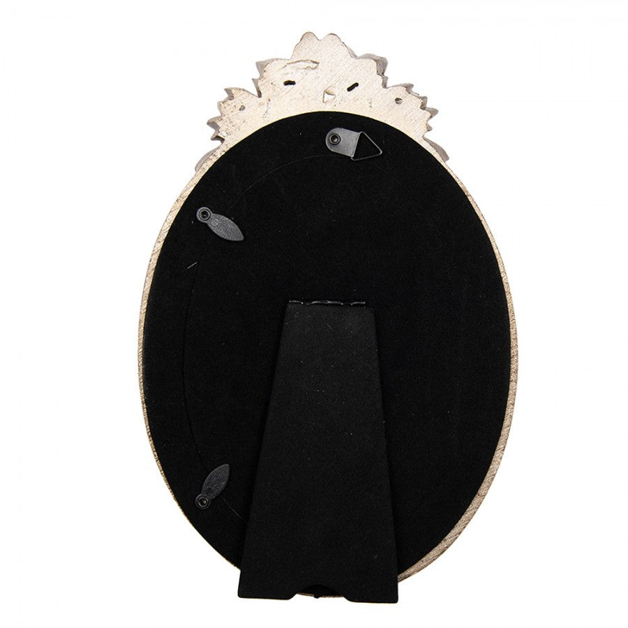 Fotorahmen Shabby Chic Oval 10x15 cm - Clayre & Eef (2F1289)