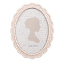 Bilderrahmen Vintage Oval mit Perlen 13x18 cm von Clayre & Eef (2F1303)