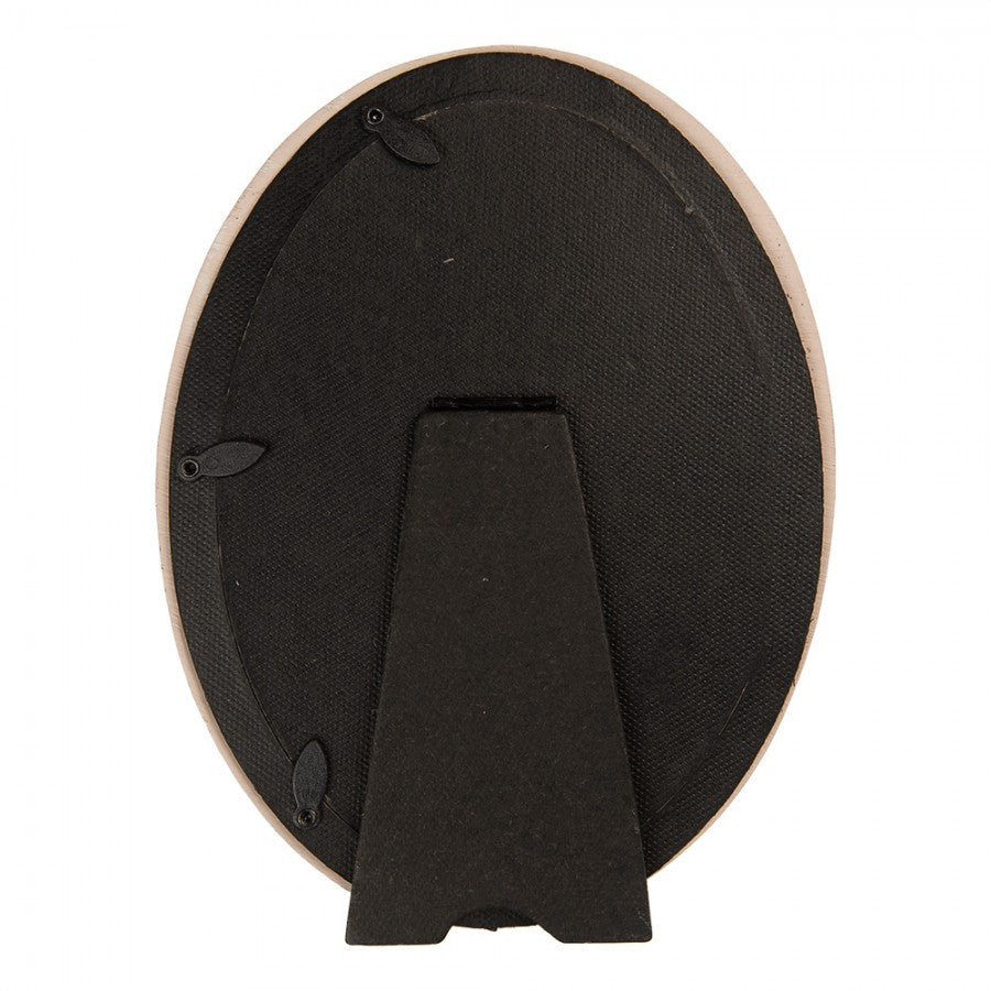 Dekorativer Landhaus-Bilderrahmen Oval 13x18 cm | Clayre & Eef 2F1370M