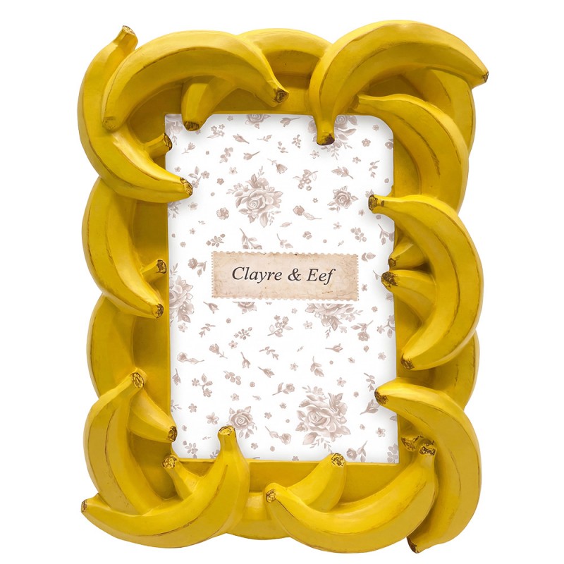 Clayre & Eef Fotorahmen Bananen 10x15 cm - 2F1396