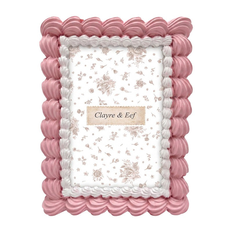 Fotorahmen im Zuckerguss Style  10x15 cm - Clayre & Eef (2F1400)