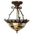 LumiLamp - Tiffany Hängelampe Deckenlampe ca. 41 x 2 x E14 Max. 40W 5LL-5328 -  ca. 37 cm