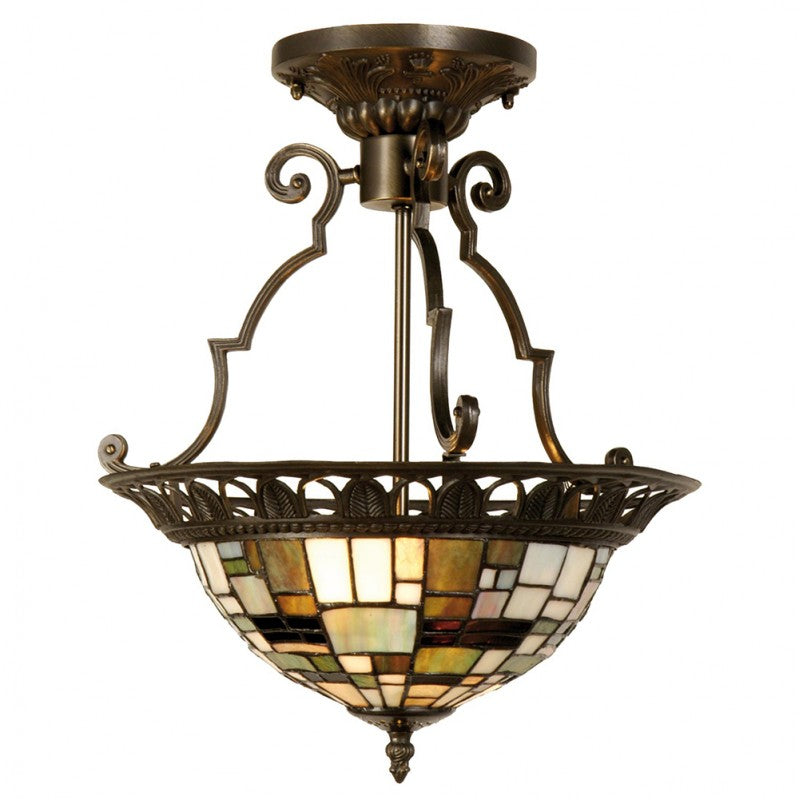 LumiLamp - Tiffany Hängelampe Deckenlampe ca. 41 x 2 x E14 Max. 40W 5LL-5328 -  ca. 37 cm