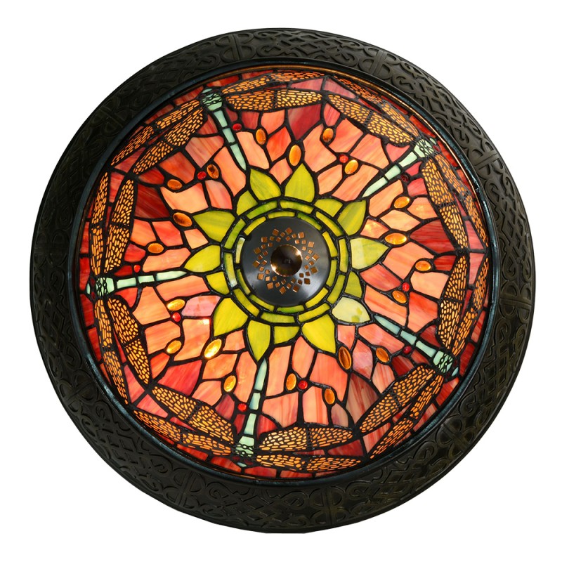 LumiLamp - Tiffany Deckenlampe Glaslampe ca. 19 x 2x E14 Max. 40W 5LL-5360 -  ca. 38 cm