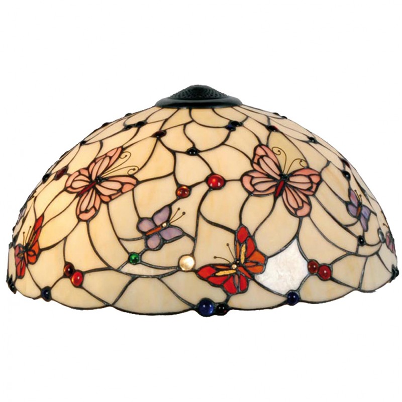 LumiLamp - Tiffany Lampe Lampenschirm Glasschirm ca. 26 x 5LL-5382 -  ca. 50 cm