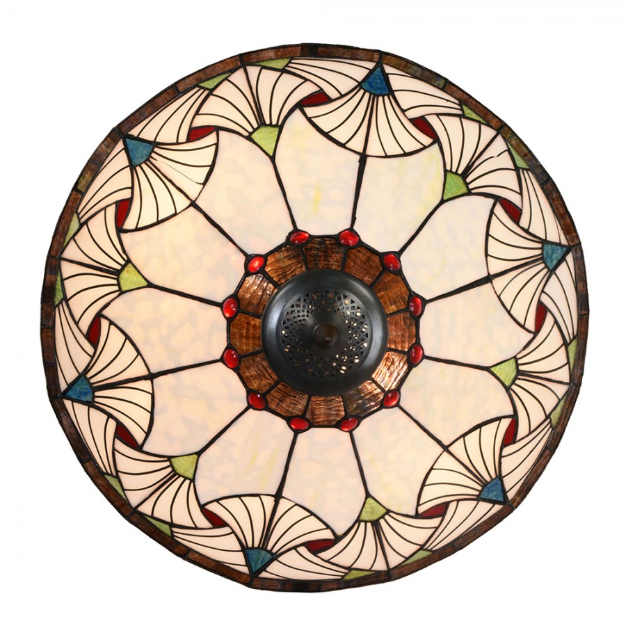 LumiLamp - Tiffany Lampe Tiffanylampe Tischlampe Tischleuchte -  ca. 51 78 cm