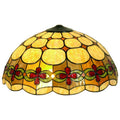 LumiLamp - Tiffany Lampe Lampenschirm Glasschirm ca. 24 x 5LL-5427 -  ca. 50 cm