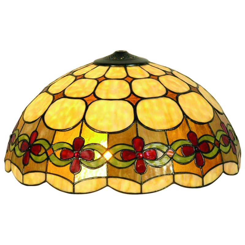 LumiLamp - Tiffany Lampe Lampenschirm Glasschirm ca. 24 x 5LL-5427 -  ca. 50 cm