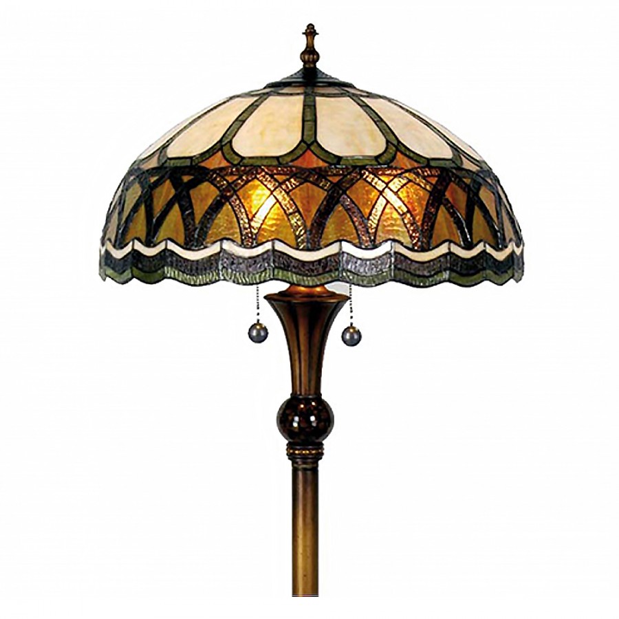 LumiLamp - Tiffany Bodenlampe Stehlampe E27/max 3 60W 5LL-5449 -  ca. 56 164 cm