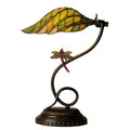 LumiLamp Tiffany Tischleuchte Standard – Handgefertigte Jugendstil Lampe Mehrfarbig / Beige | 5LL-5507