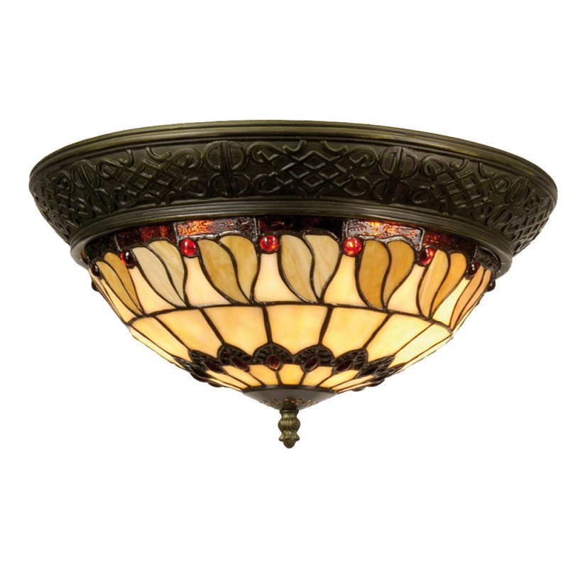 LumiLamp - Tiffany Deckenleuchte Hängelampe Lampe H  ca. 38cm 5LL-5547 - 19cm