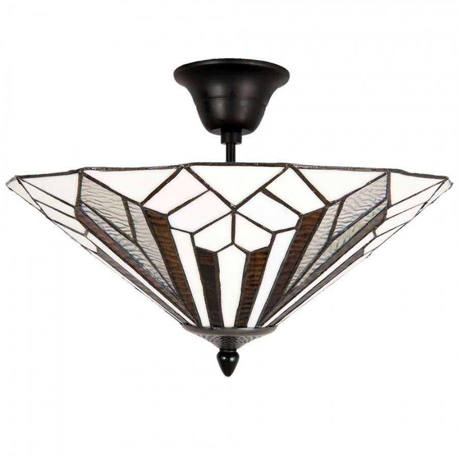 LumiLamp - Tiffany Hängelampe Deckenlampe 5LL-5896 -  ca. 40 x 28 cm