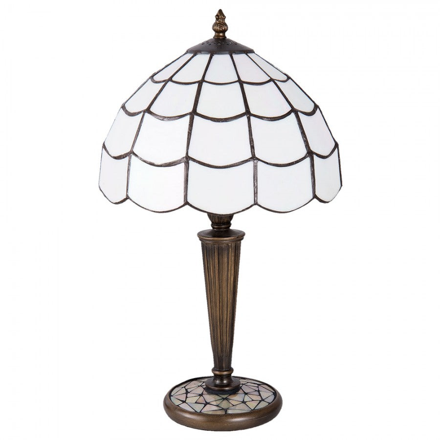 LumiLamp Tiffany Wandleuchte Schmetterling 23x12x28 cm – Handgefertigte Buntglas Wandlampe Mehrfarbig | E14