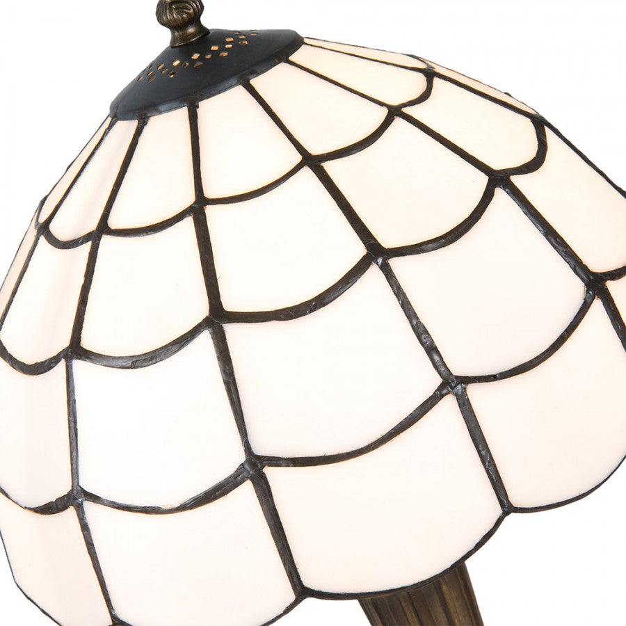 LumiLamp Tiffany Wandleuchte Schmetterling 23x12x28 cm – Handgefertigte Buntglas Wandlampe Mehrfarbig | E14