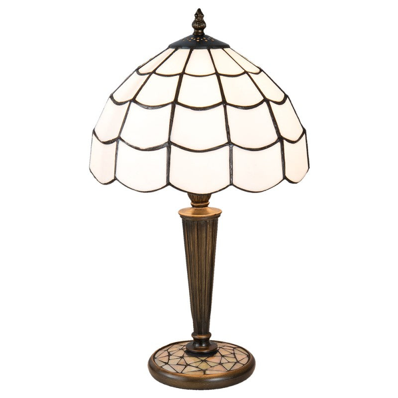 LumiLamp Tiffany Wandleuchte Schmetterling 23x12x28 cm – Handgefertigte Buntglas Wandlampe Mehrfarbig | E14