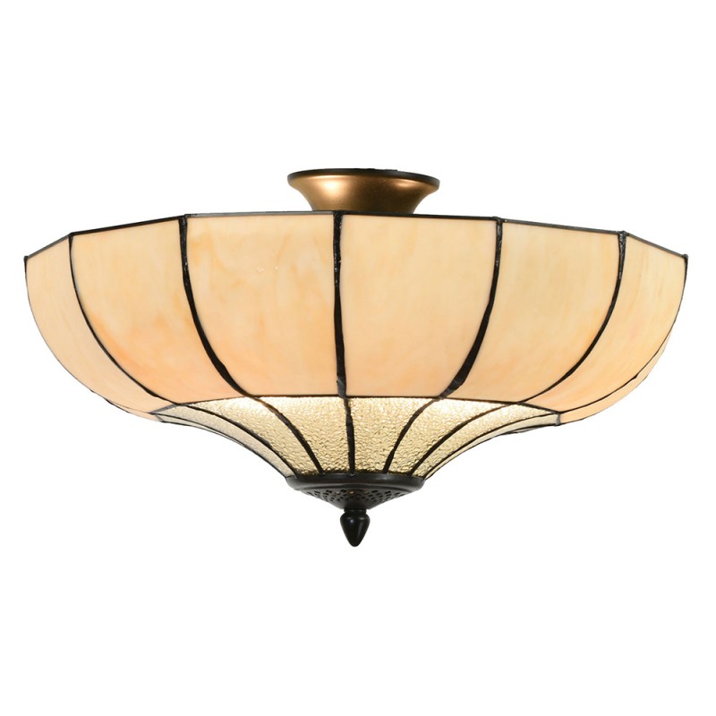 LumiLamp - Tiffany Decken-Lampe-Leuchte E27/max 2 60W -  ca. 46 25 cm