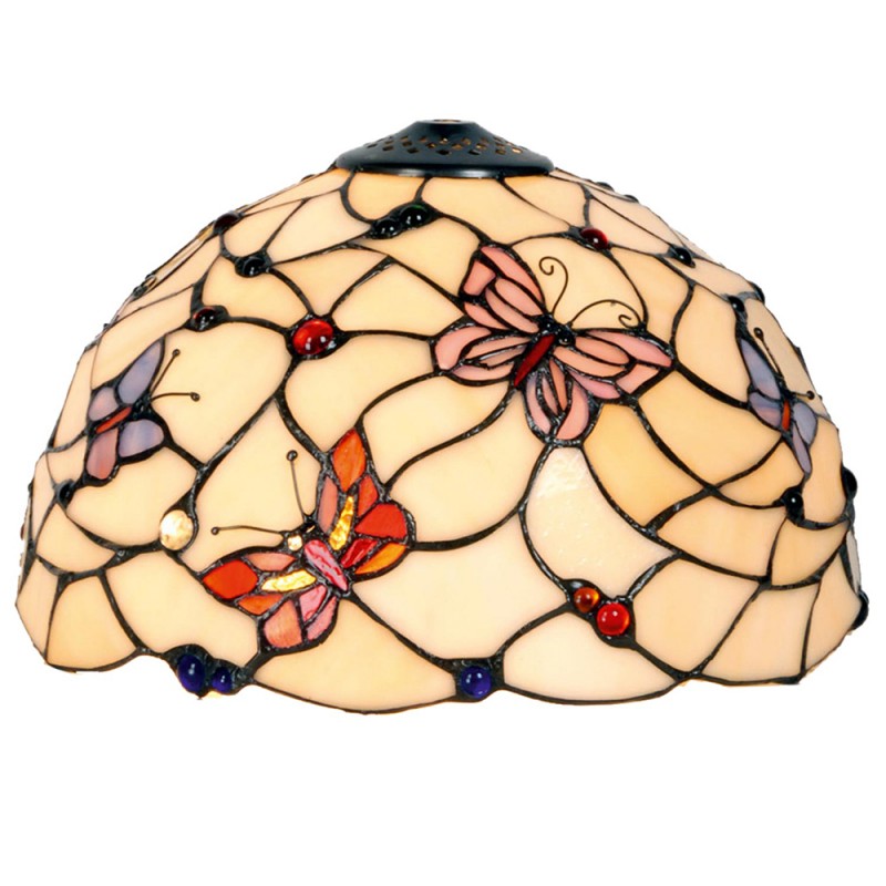 LumiLamp - Tiffany Lampe Lampenschirm Glasschirm ca. 18 x 5LL-770 -  ca. 30 cm