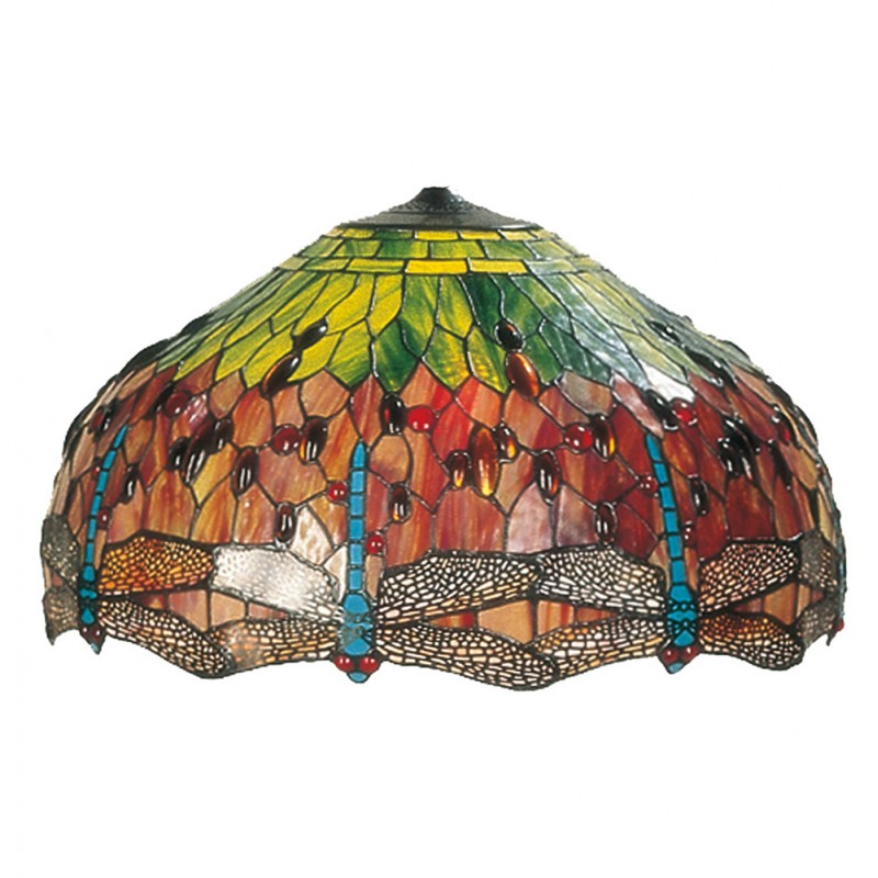 LumiLamp - Tiffany Lampe Lampenschirm Glasschirm ca. 5LL-9200 -  ca. 51 cm