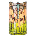 LumiLamp - Tiffany Wandlampe Lampe Libelle ca. 5LL-9292 E14/max 2 40W -  ca. 18 cm