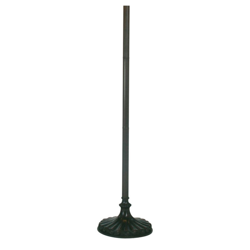 LumiLamp - Tiffany Lampen Halterung/Fuss für Glasschirme  ca. von ca. 50 - Stehlampe ca. 165 x  ca. 30 cm 2 x E27 Max. 60W 5LL-9454 - 62 cm