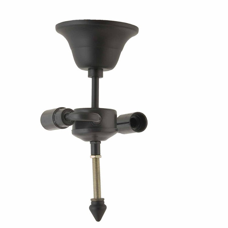 LumiLamp - Tiffany Lampen Halterung für Lampenschirme Deckenlampe UND SCHIRM 2 x E14 5LL-96 - ca. 23 cm
