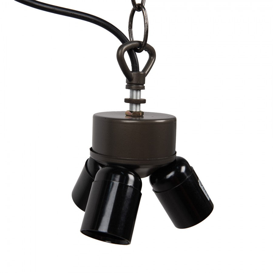 LumiLamp - Tiffany Lampen Halterung für Lampenschirme  ca. ca. 30 - Deckenlampe Hängelampe ca. 130 cm 3 x E27 Max. 60W 5LL-98 - 50 cm