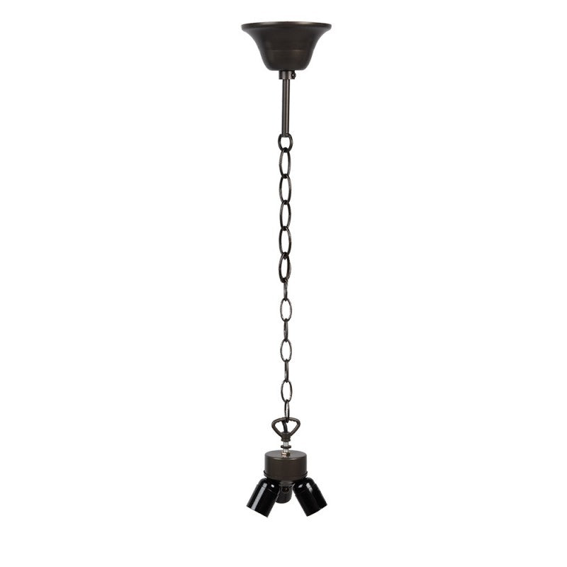LumiLamp - Tiffany Lampen Halterung für Lampenschirme  ca. ca. 30 - Deckenlampe Hängelampe ca. 130 cm 3 x E27 Max. 60W 5LL-98 - 50 cm
